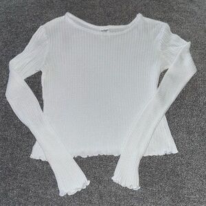 Lightweight waffle knit